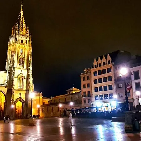 Atico De Diseno En El Centro 公寓 奥维耶多